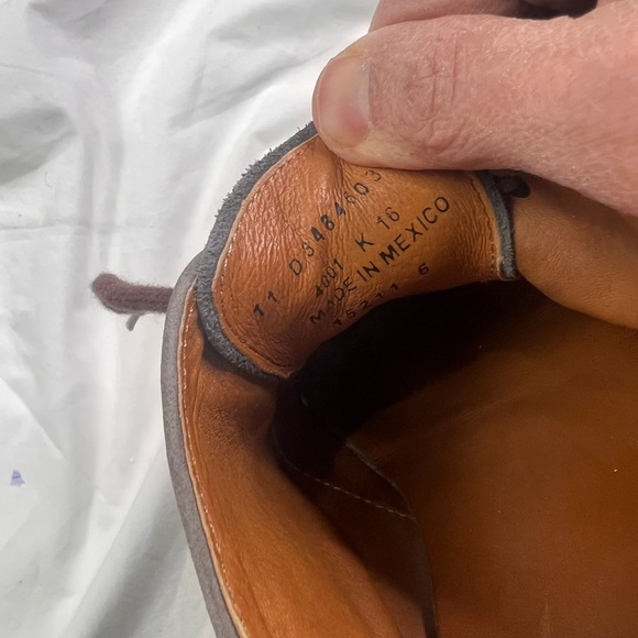 Frye Leather Oxford 15211 Men Ash color Shoes Size 11 D a060323 - Picture 10 of 10